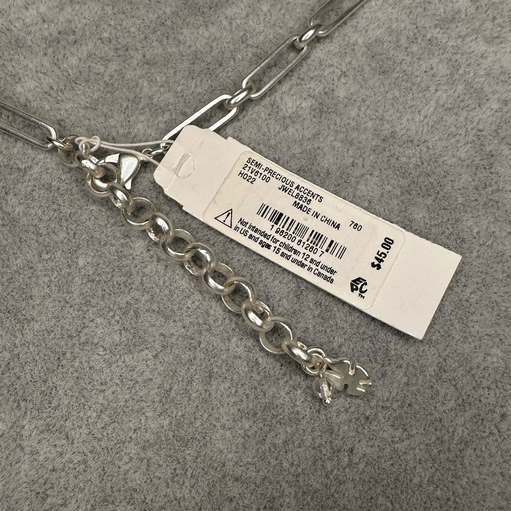 Lucky Brand Two-Tone Chain Necklace N3 - Picture 4 of 5